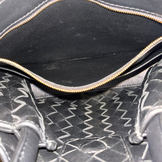 BOTTEGA VENETA Andiamo Small Black Leather Tote Bag