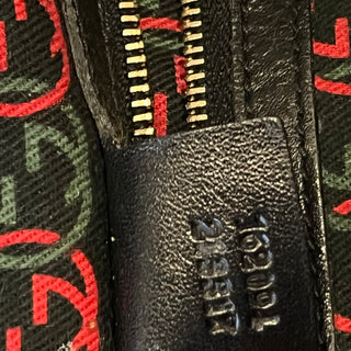 GUCCI Britt Medium Black Leather Tote Bag