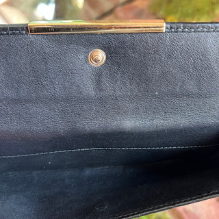 GUCCI GG Signature Black Leather Continental Wallet