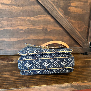 LOUIS VUITTON Pochette Métis Blue Since 1854 Jacquard Canvas Shoulder Bag