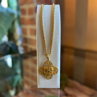 CHANEL Gold Necklace