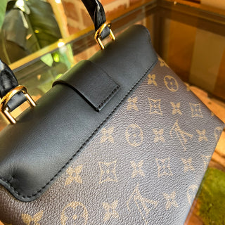 LOUIS VUITTON Locky BB Black Monogram Canvas Top Handle Bag