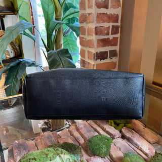 GUCCI Medium Soho Chain Black Pebbled Calfskin Leather Shoulder Bag
