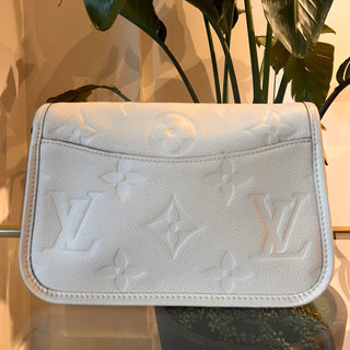 LOUIS VUITTON Diane Creme Shoulder Bag