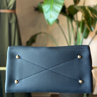 LOUIS VUITTON Blue Monogram Carmel Shoulder Bag