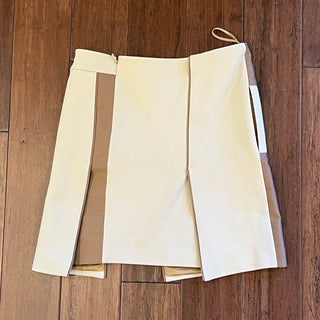 GUCCI Tan Brown Mid Length Skirt SZ40(4US/S)