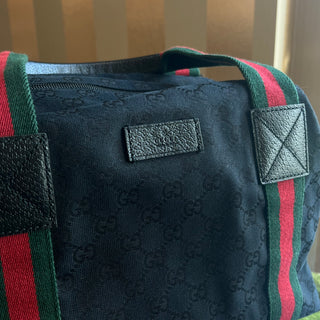 GUCCI Web Black Ophidia Shoulder Bag