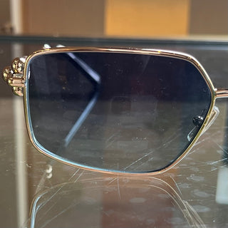 TIFFANY & CO. TF3111 6202/9S Gold Toned Metal Rectangle Sunglasses