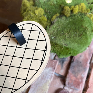 CHANEL Black Leather Chain Thong Sandals SZ36.5(6.5)