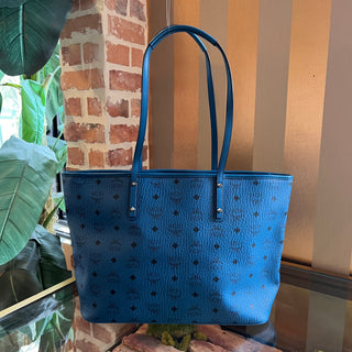MCM Blue Tote