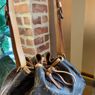 LOUIS VUITTON Noe Brown Monogram Canvas Vintage Bucket Bag