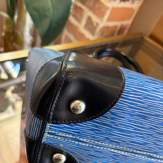 LOUIS VUITTON Blue Epi Leather Phenix PM