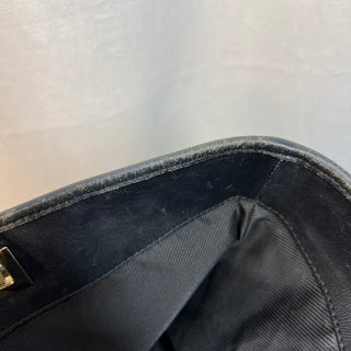 GUCCI Vintage GG Supreme Web Canvas Black Tote