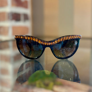 PRADA SPR04P Crystal Sunglasses