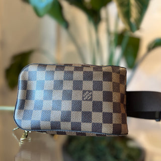 LOUIS VUITTON Vintage Damier Ebene Geronimos Belt Bag
