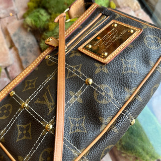 LOUIS VUITTON Riveting Pochette Monogram Canvas Limited Edition Shoulder Bag