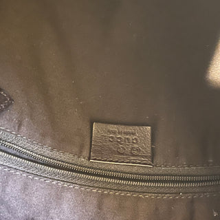 GUCCI Brown GG Monogram Canvas Hobo Bag
