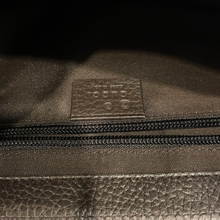 GUCCI Flap Messenger Monogram Canvas Crossbody Bag