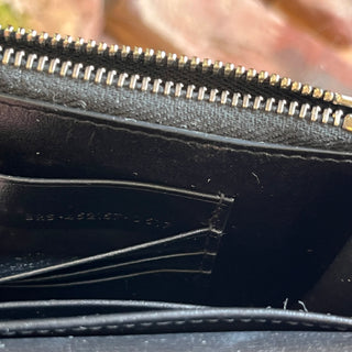 SAINT LAURENT Sunset Black Calfskin Monogram Chain Wallet Crossbody