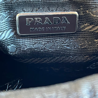 PRADA Mini Beige Metallic Brocade Evening Bag