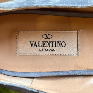 VALENTINO Blue Suede Ballet Flats SZ 39 (US 9)