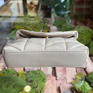 SAINT LAURENT LouLou Pouch Beige