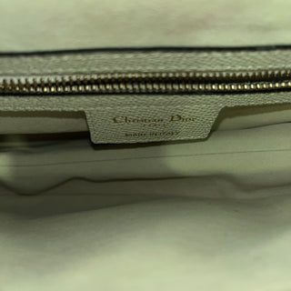DIOR Saddle Latte Grained Calfskin Shoulder Bag with Strap
