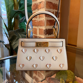 TORY BURCH Lee Radziwell Heart Mini Top Handle