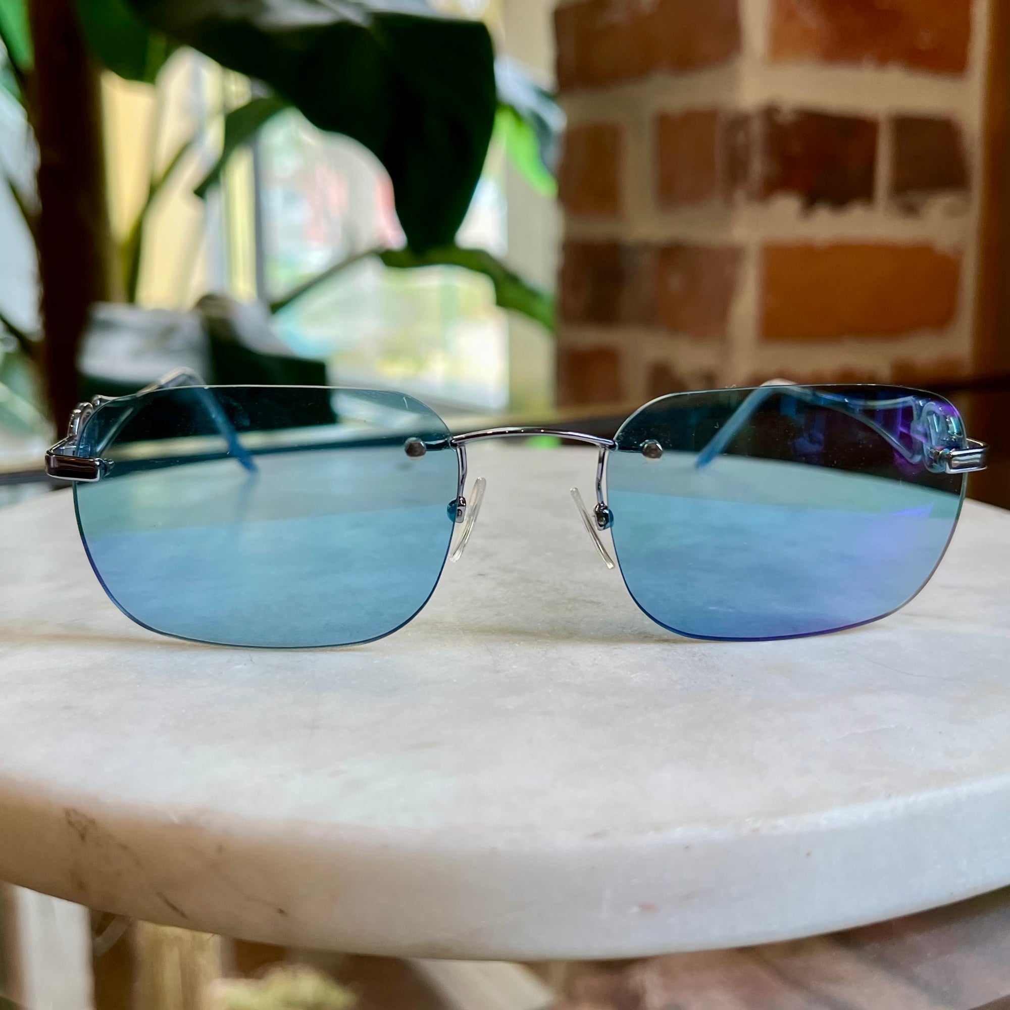 VALENTINO 5251 Blue Rimmed Sunglasses