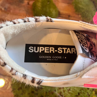 GOLDEN GOOSE White Pink Superstar Sneakers SZ 40 (US 10)