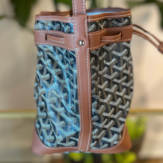 GOYARD Goyardine Petite Flot Bucket Bag