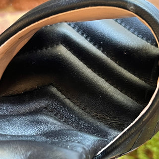 GUCCI GG Black Marmont Heels SZ 34.5 (US 4.5)