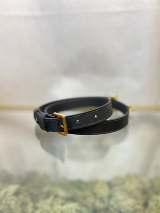 LOUIS VUITTON Bandouliere Black Leather Strap