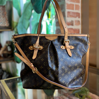 LOUIS VUITTON Palermo GM Brown Monogram Canvas Tote Bag