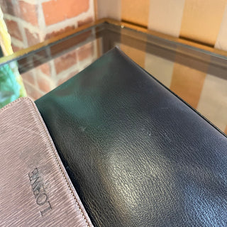 LOEWE Velazquez Black Handbag with Gold Top Handle