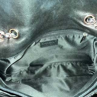 CHANEL Black Python Ultimate Stitch Flap Shoulder Bag