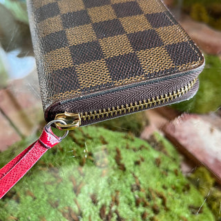 LOUIS VUITTON Clemence Damier Ebene Canvas Wallet