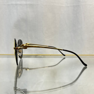 CARTIER Panthere CT0269S 003 COL3 Red Gold Rimless Cat-Eye Sugnlasses