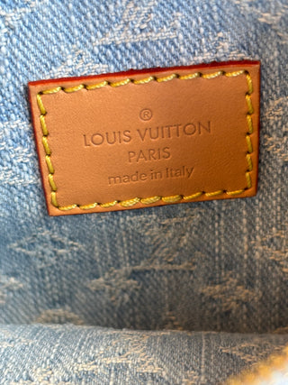 LOUIS VUITTON Denim Carryall PM W/ Pouch