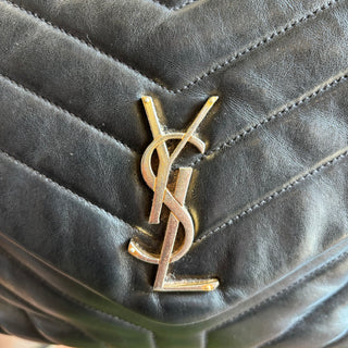 SAINT LAURENT Black Lou Lou Crossbody