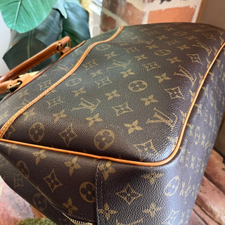 LOUIS VUITTON Deauville Brown Monogram Canvas Vintage Satchel