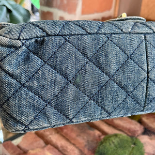 CHANEL 2.55 Reissue 226 Flap Blue Denim Shoulder Bag