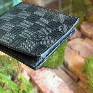 LOUIS VUITTON Multiple Damier Graphite Canvas Wallet