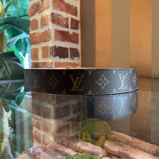 LOUIS VUITTON LV Monogram Canvas Belt SZ 85/34