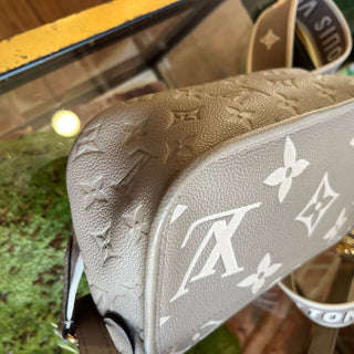 LOUIS VUITTON Diane Dove Monogram Emprinete Leather Shoulder Bag