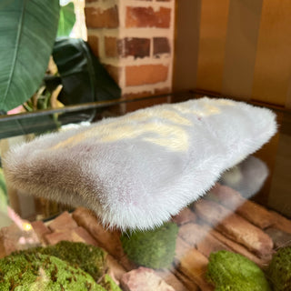 PRADA Lilac Mink Fur Tropical Clutch