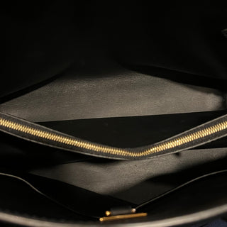 LOUIS VUITTON Milla MM Black Veau Nuage Leather Tote Bag