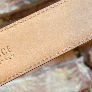 VERSACE Hexagon Medusa Buckle Red Leather Belt 100/4 (SZ XL)