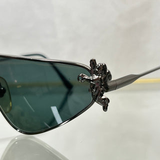 MOSCHINO MM503 Gun Metal Rimless Cherub Sunglasses