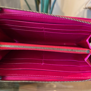 FENDI Suede Travel Continental Wallet